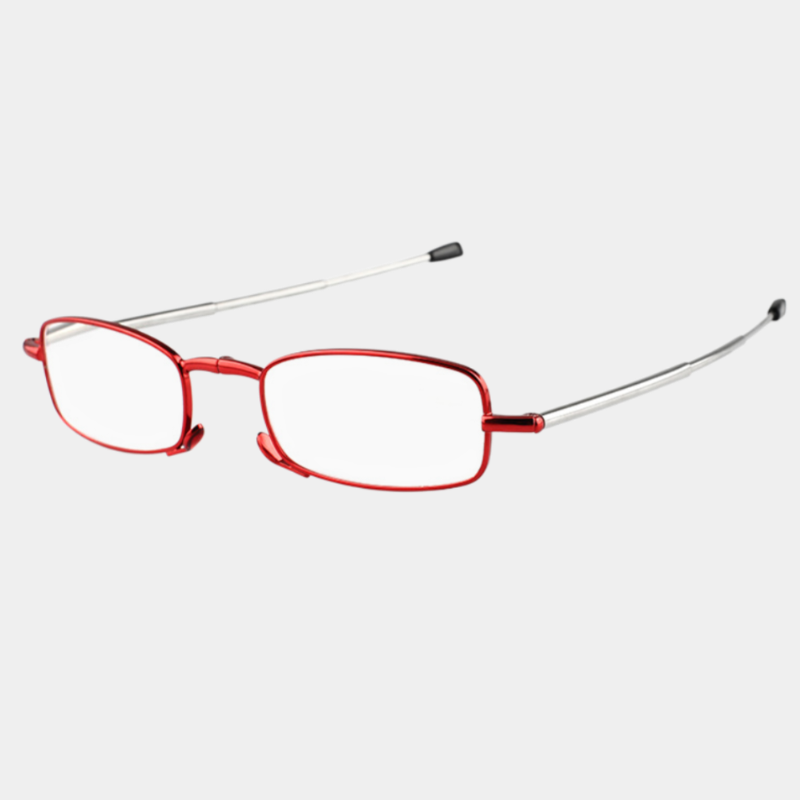 Tragbare, faltbare Lesebrille mit hoher Auflösung – Kompakte Notfallbrille