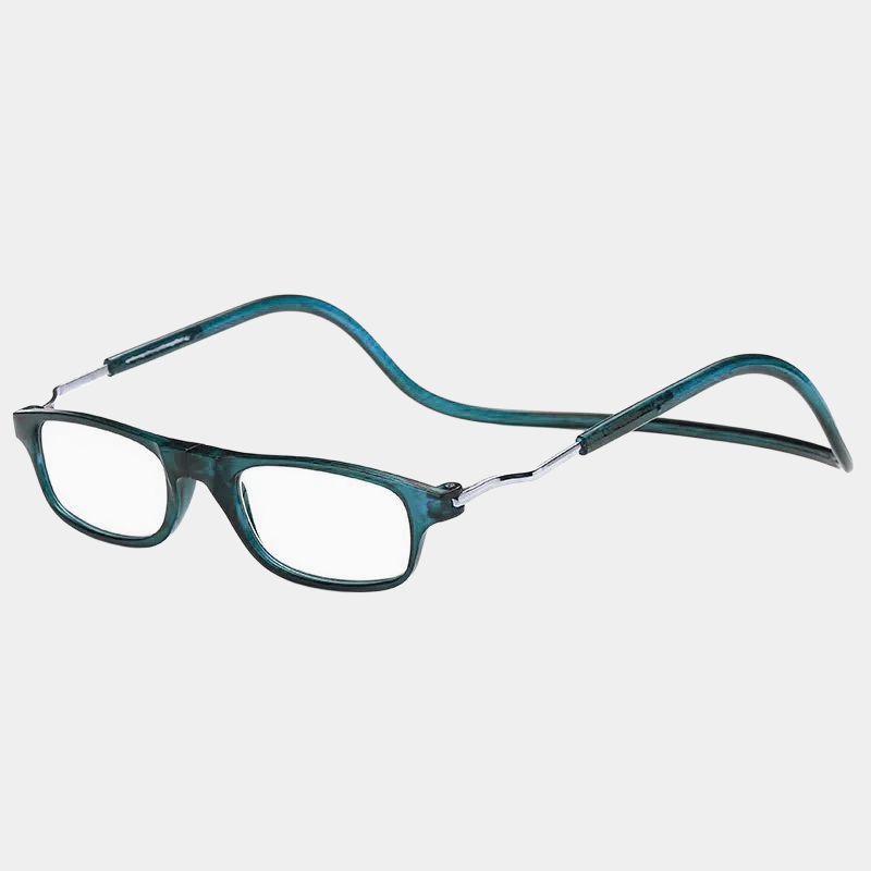 Senioren-Lesebrille mit Magnetverschluss – Umhängeband, Anti-Verlust, Blaulichtschutz