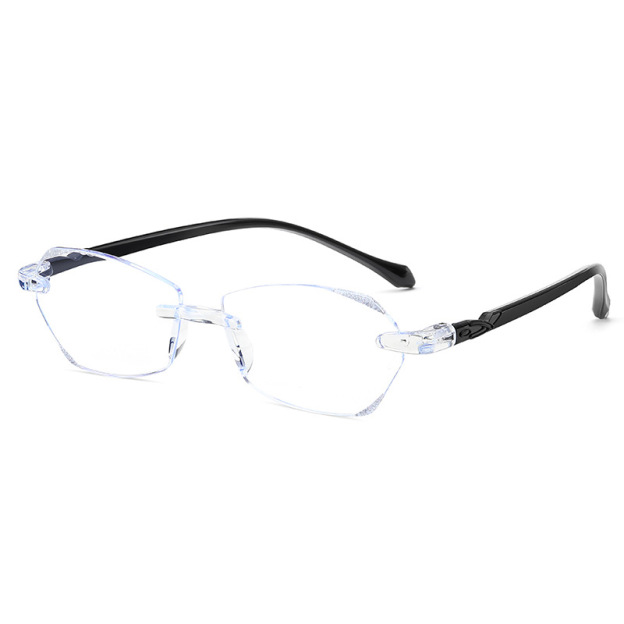 Ultraleichte, integrierte, intelligente Zoom-Diamantschliff-Lesebrille.
