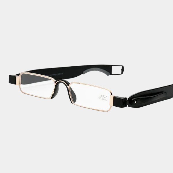 Faltbare, stilvolle Lesebrille für unterwegs