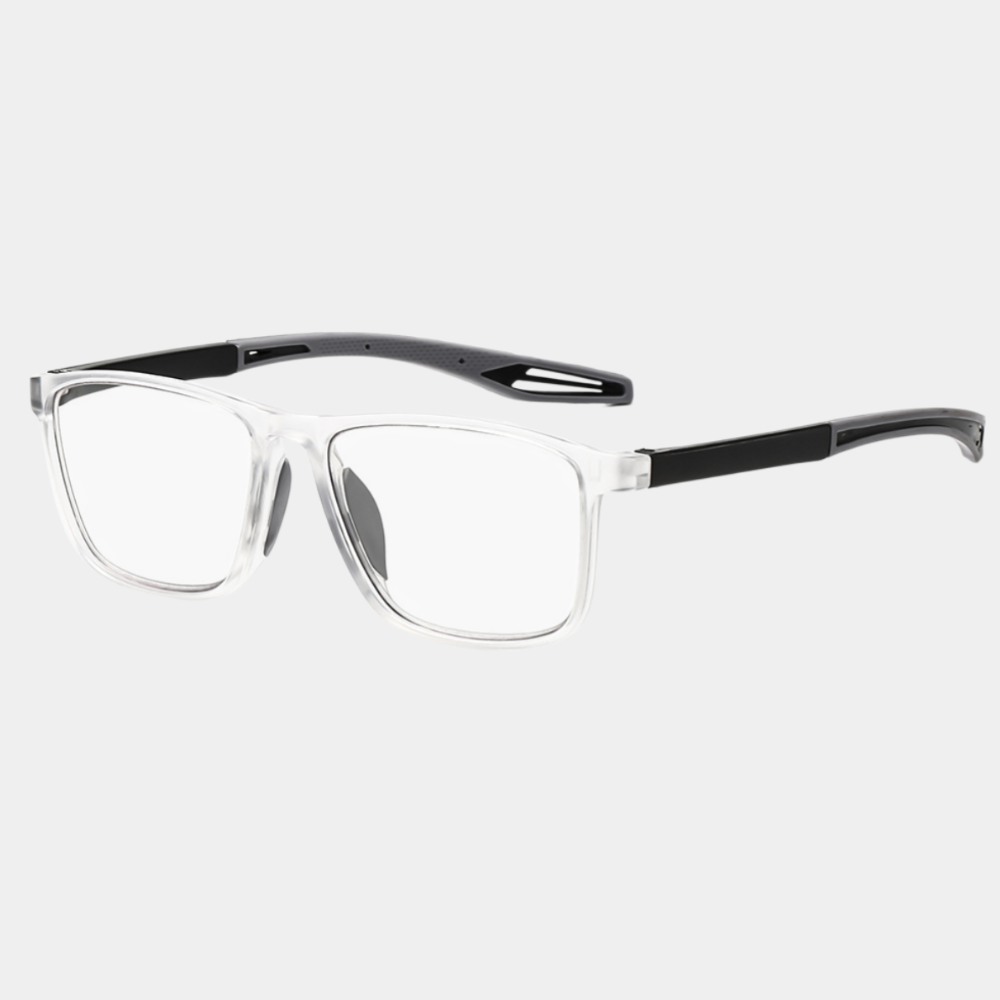 Sportliche Gleitsicht-Lesebrille mit Blaulichtschutz, rutschfest, für Nah- und Fernsicht