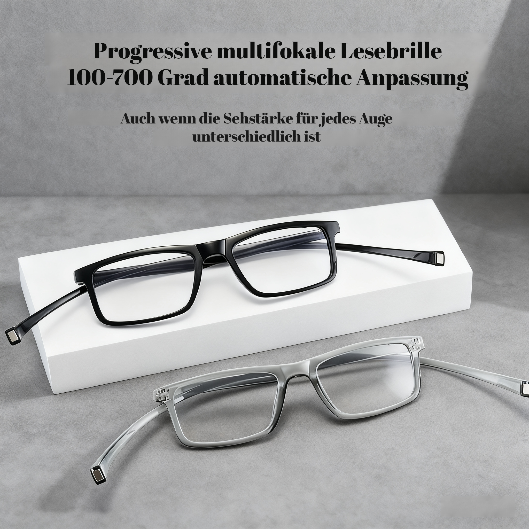 Modische multifunktionale Lesebrille, portabel, Blaulichtfilter, magnetischer Umhängebügel