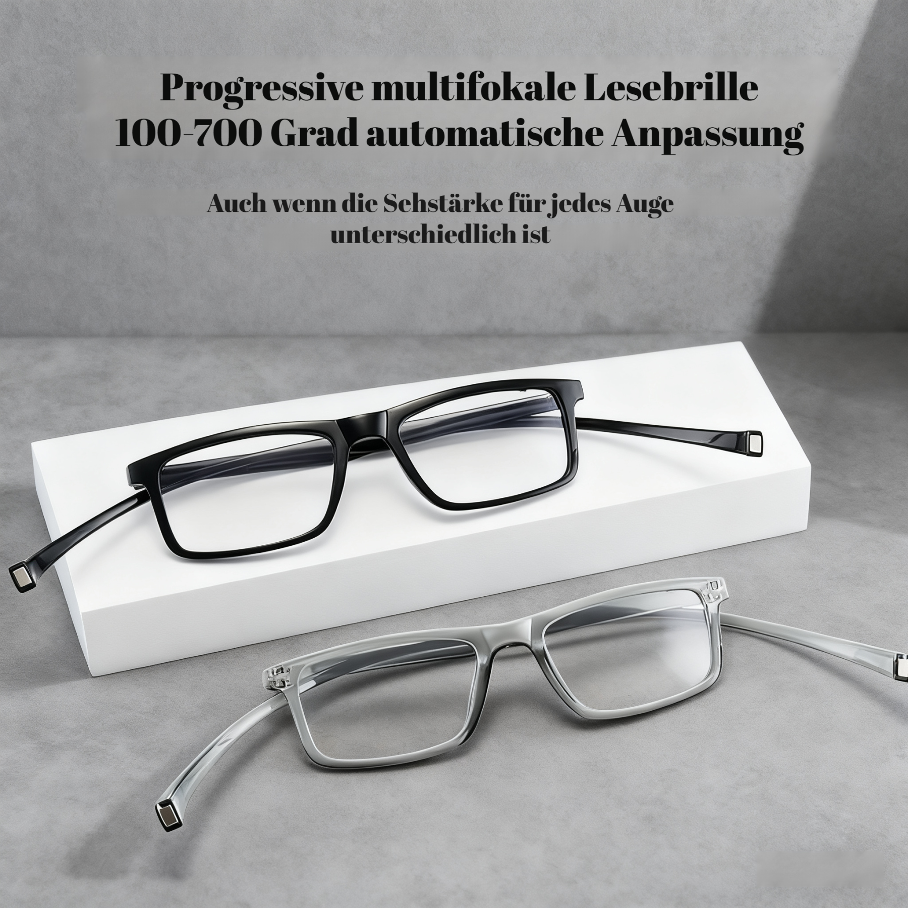 Modische multifunktionale Lesebrille, portabel, Blaulichtfilter, magnetischer Umhängebügel