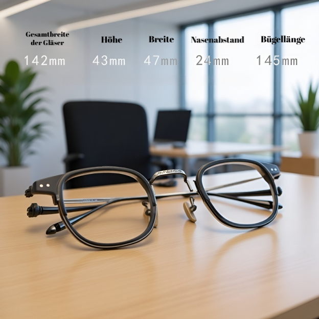 Herren-Titanbrille mit edler Gravur – Gestell für Korrekturbrille