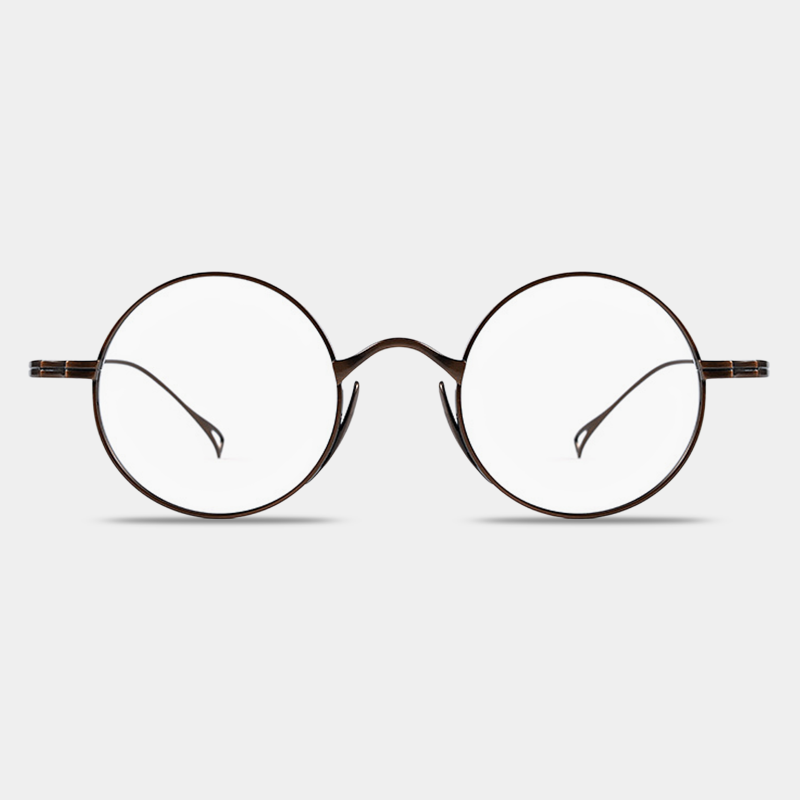 Leichte Herrenbrille aus Volltitan – Edles Retro-Design für Korrekturgläser