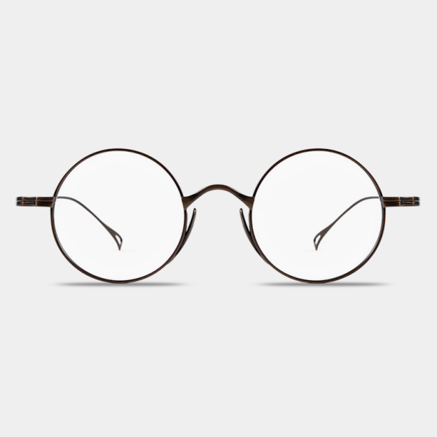 Leichte Herrenbrille aus Volltitan – Edles Retro-Design für Korrekturgläser