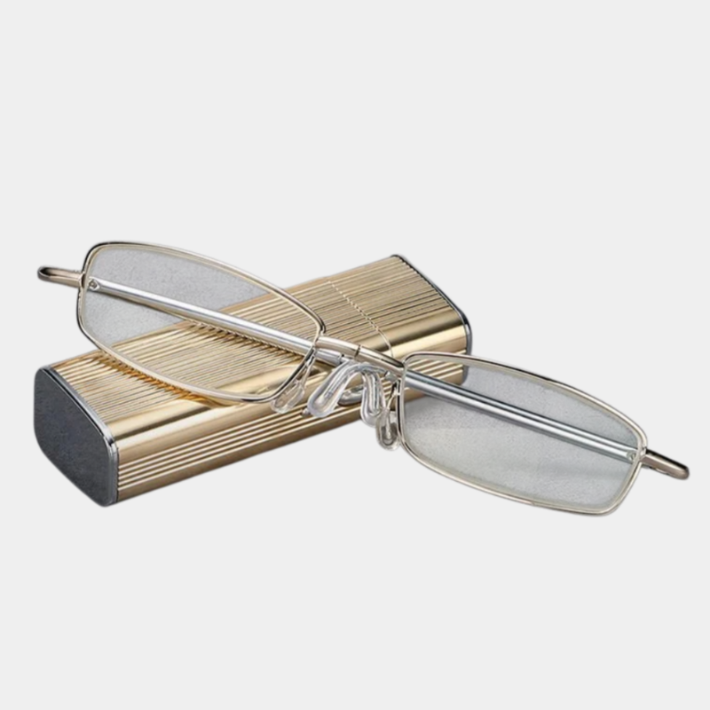 Kompakte, faltbare Lesebrille mit Blaulichtschutz für unterwegs