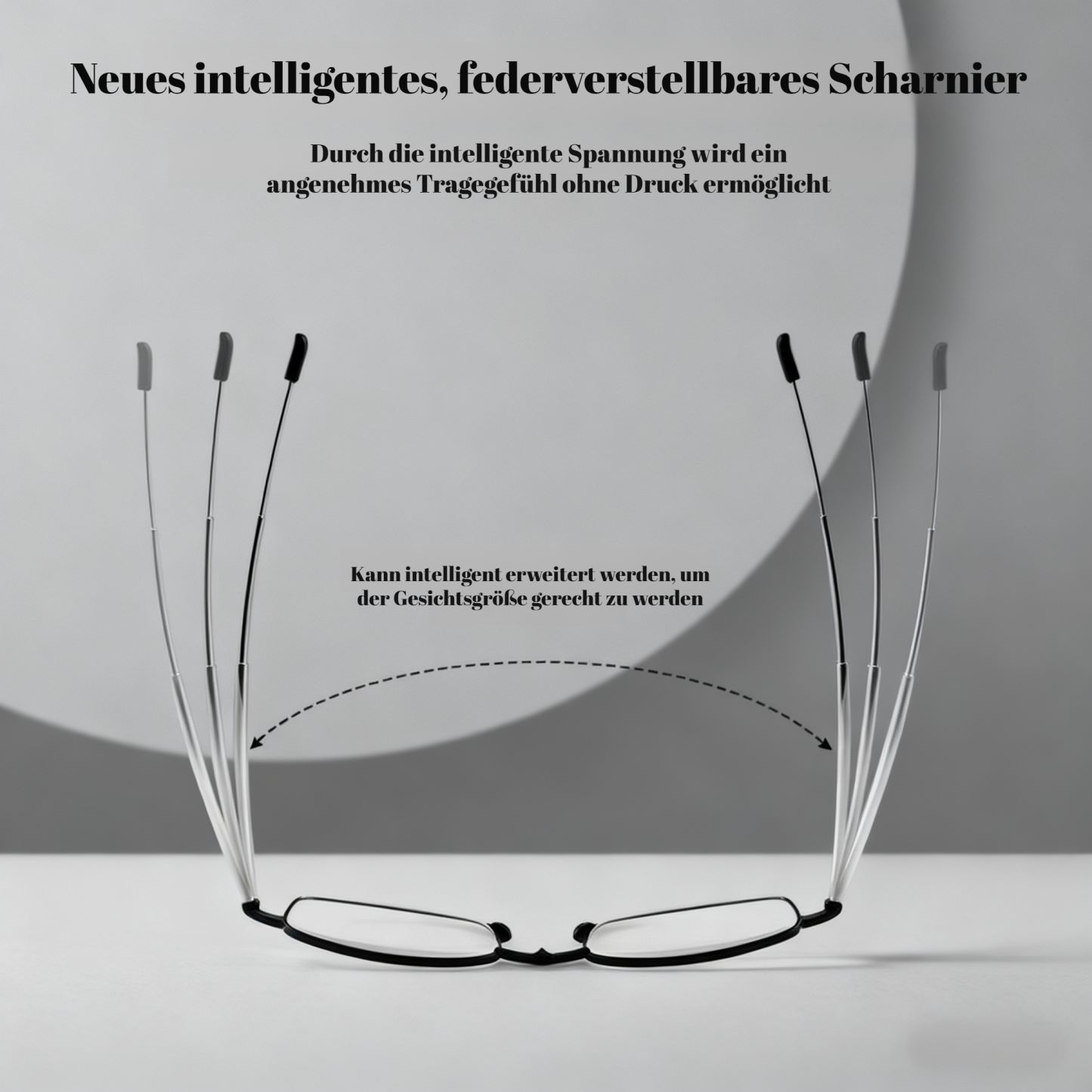 Tragbare, faltbare Lesebrille mit hoher Auflösung – Kompakte Notfallbrille