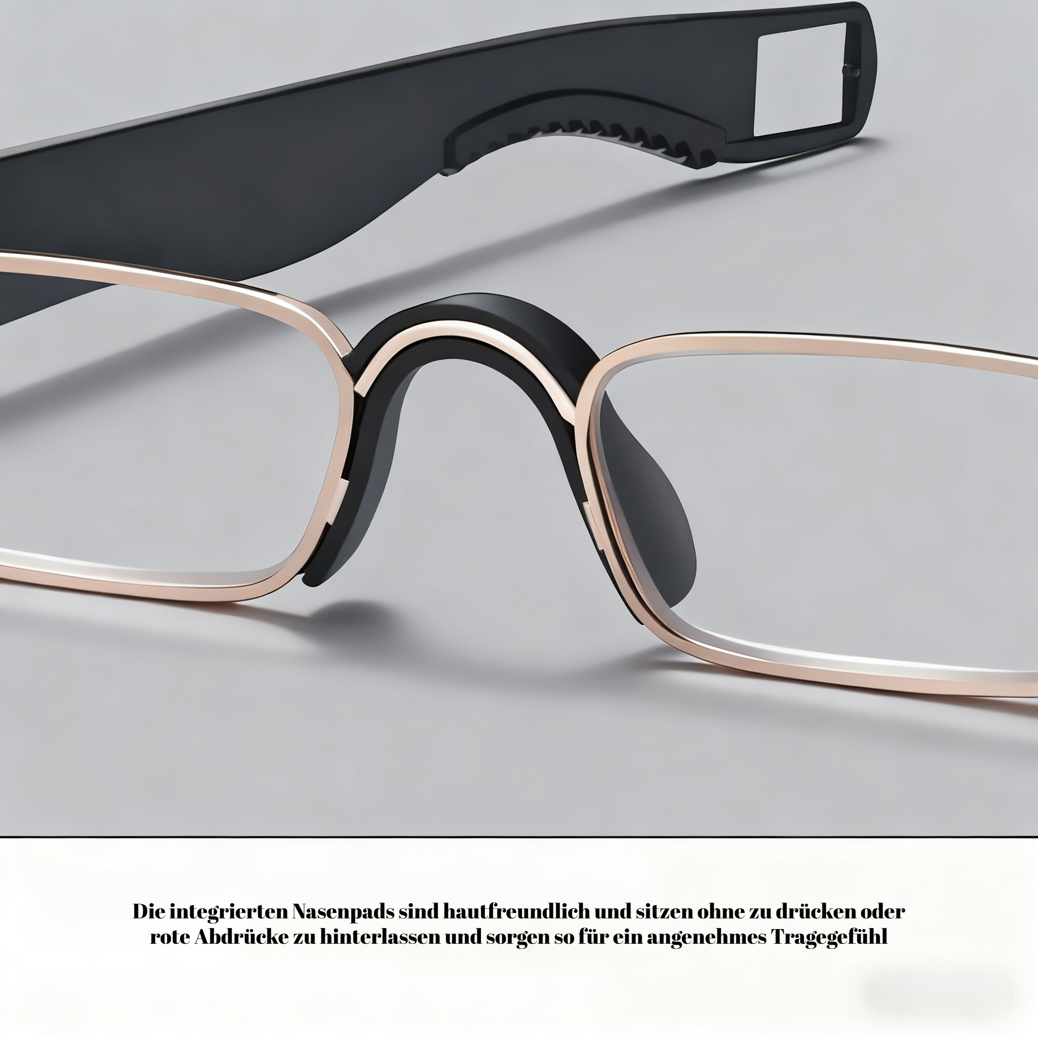 Faltbare, stilvolle Lesebrille für unterwegs