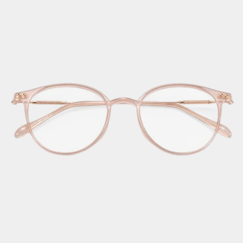 Ultrahelle braune Brille, kein Rezept, Anti-Blaulicht, kein Make-up, große Brille, Damenmodeartikel