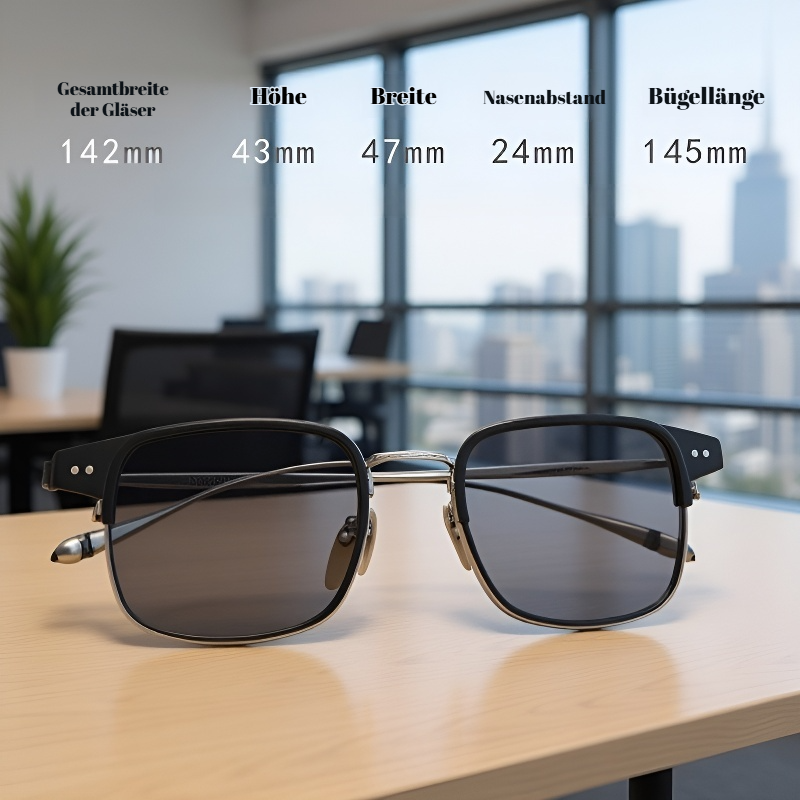 Herren-Titanbrille mit edler Gravur – Gestell für Korrekturbrille