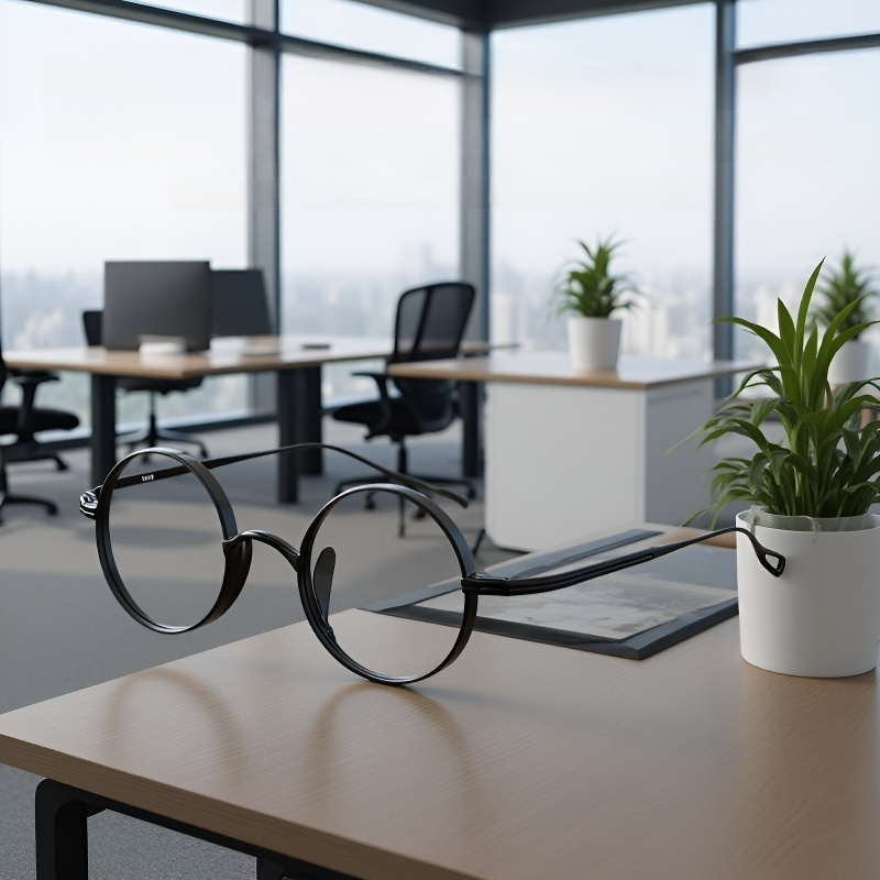 Leichte Herrenbrille aus Volltitan – Edles Retro-Design für Korrekturgläser