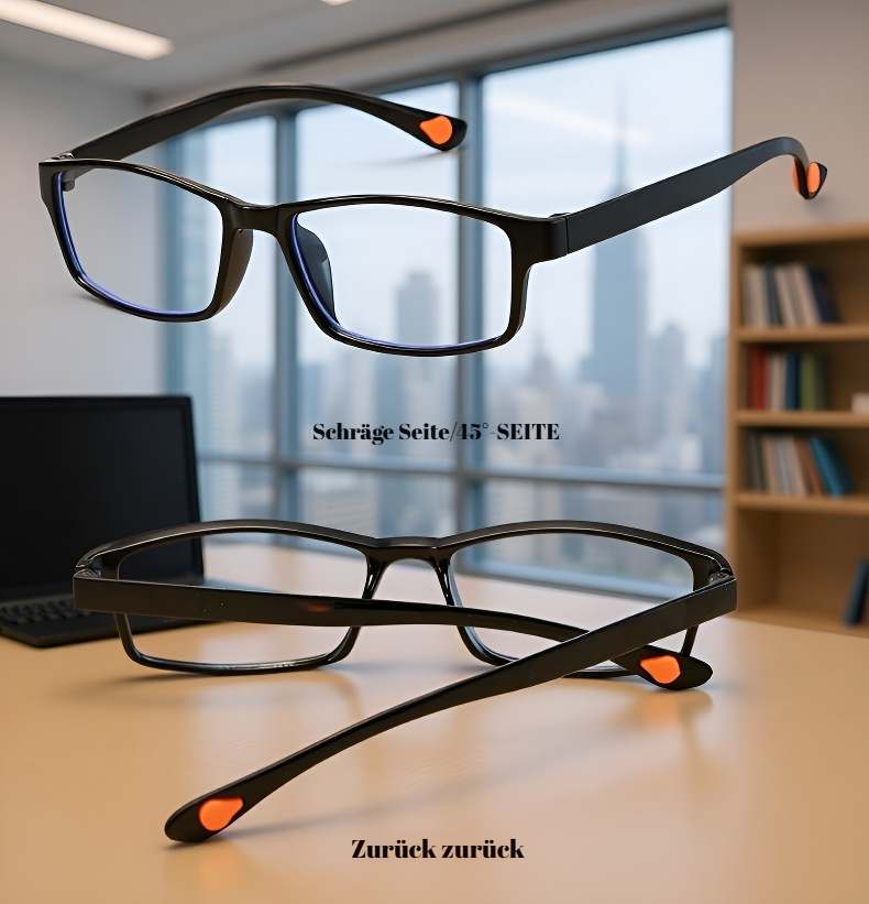 Ergonomische Lesebrille gegen Augenmüdigkeit