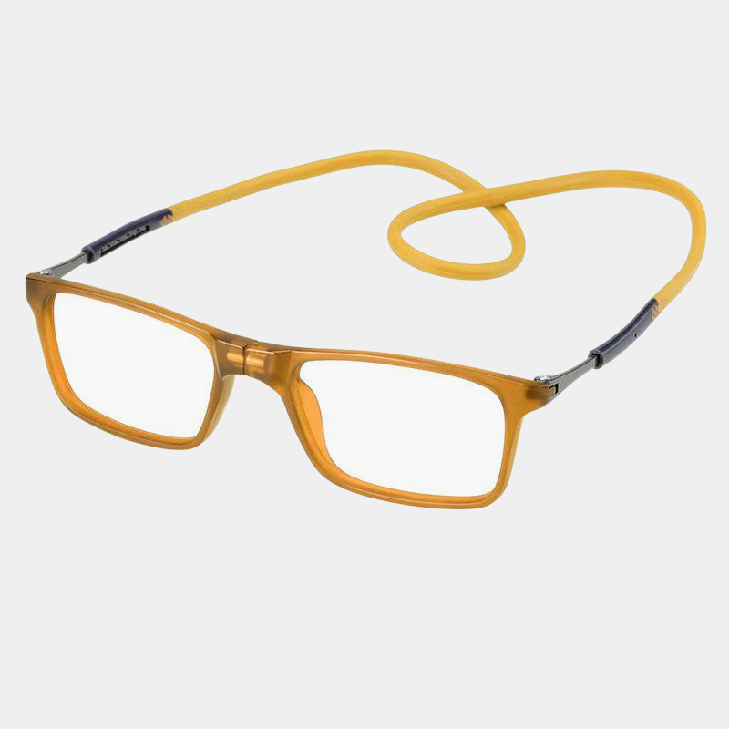 Ultraleichte, faltbare Lesebrille mit Magnet und Band 
