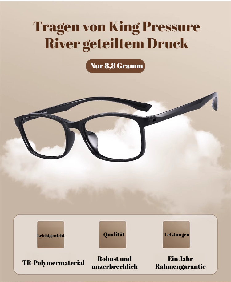 HD-Rechteckrahmen Lesebrille f&uuml;r Damen und Herren