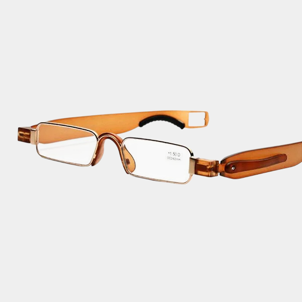 Faltbare, stilvolle Lesebrille für unterwegs