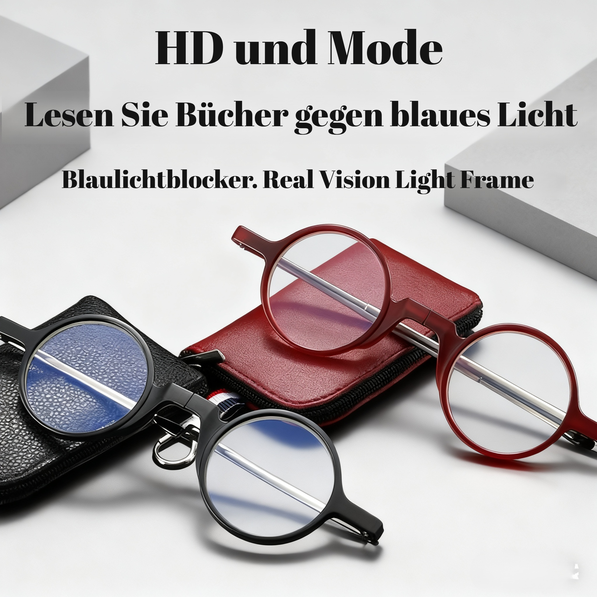 Kính đọc sách HD gấp chống ánh sáng xanh thời trang mới