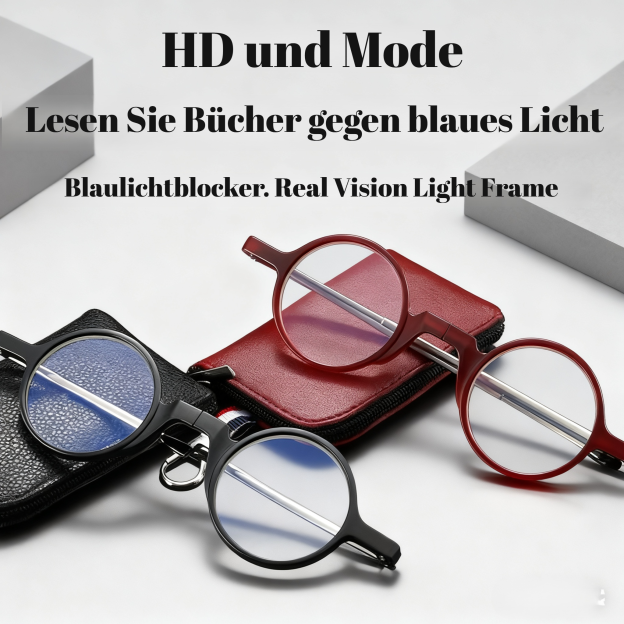 Kính đọc sách HD gấp chống ánh sáng xanh thời trang mới