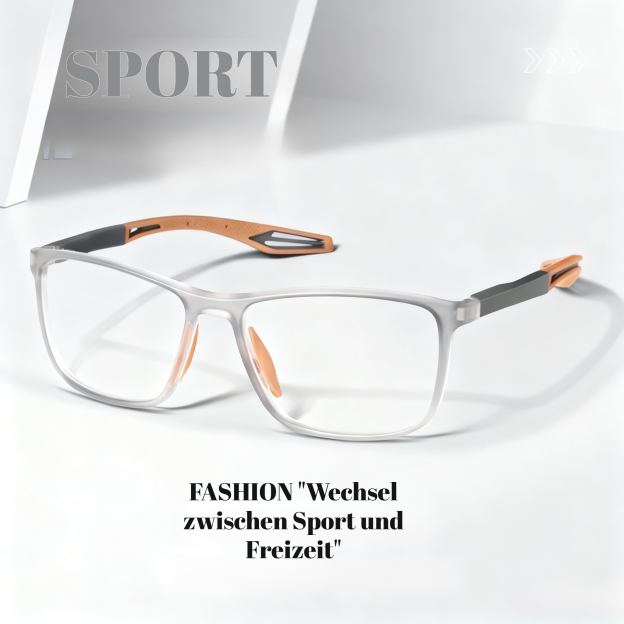 Ultra-leichte Lesebrille für Herren – Sportlich, rutschfest, Blaulichtschutz
