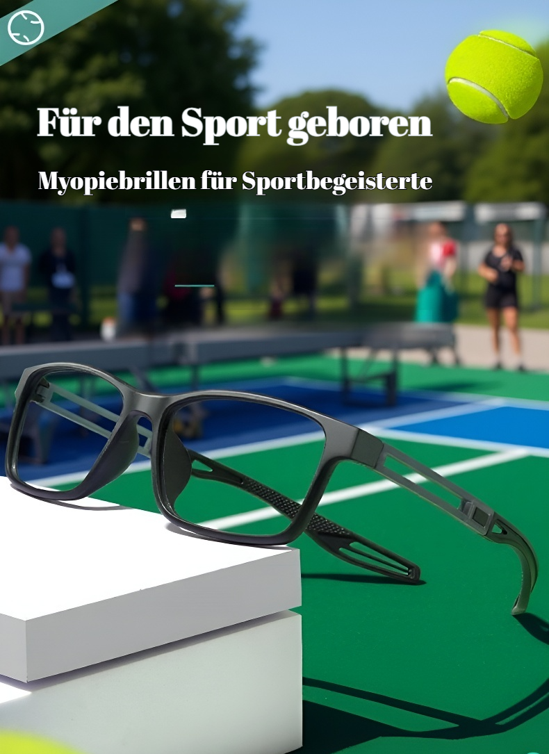 Sportbrille für Herren mit Antirutsch-Design
