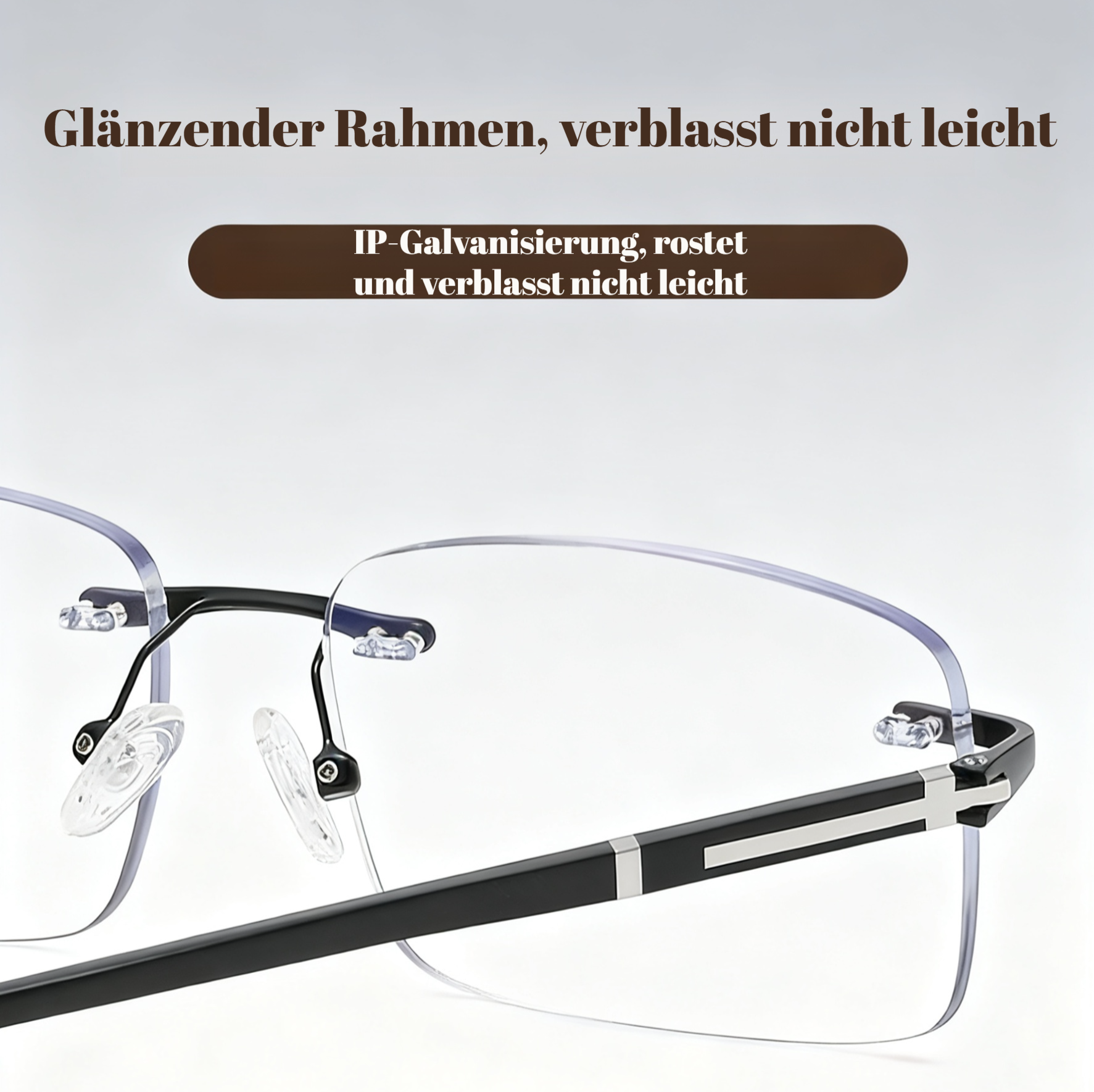 Herren-Autofokus-Altersbrille mit Blaulichtfilter, Gleitsichtgläser für Nah- und Fernbereich