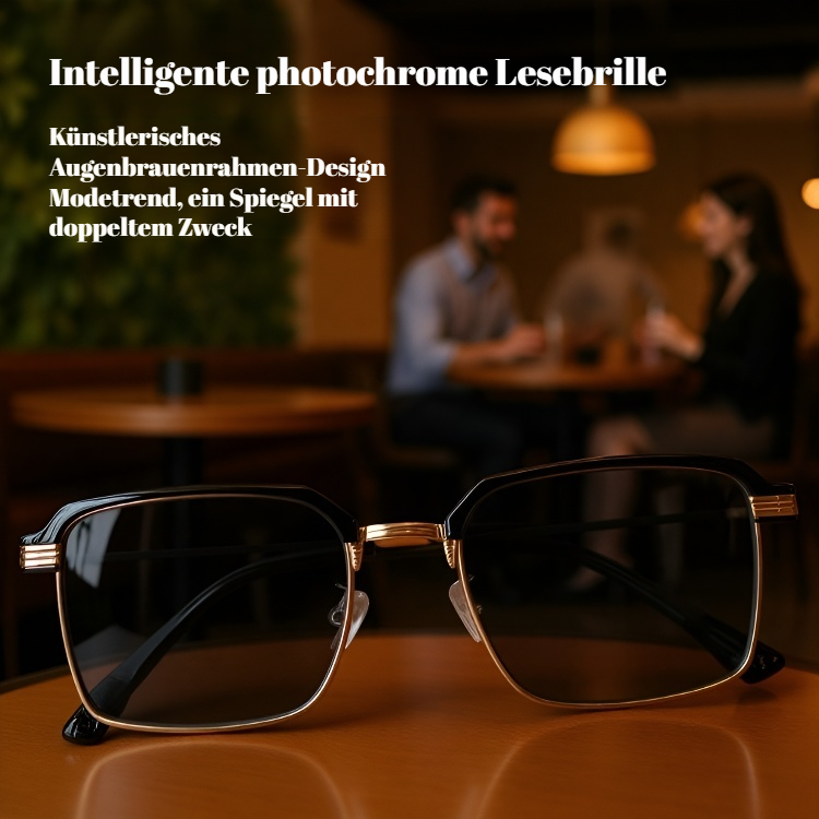 Selbsttönende Herren-Lesebrille mit automatischer Fokusfunktion