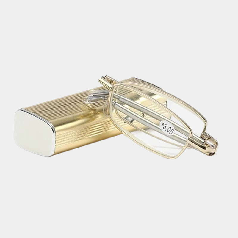 Ultra-leichte faltbare Damen-Lesebrille – Hochauflösende Taschen-Lesebrille