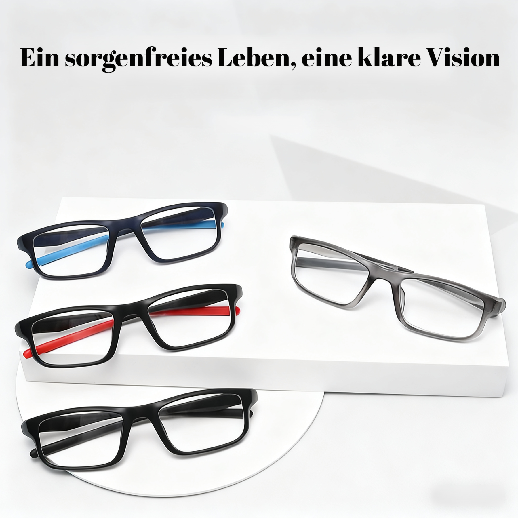 Sportliche, ultraleichte Lesebrille mit Blaulichtschutz