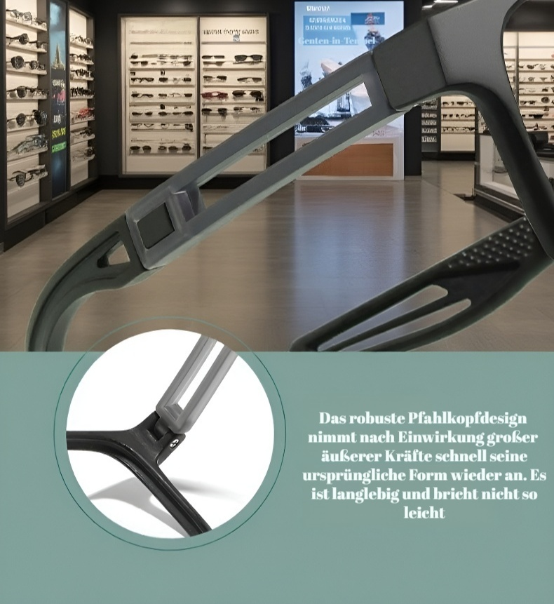 Sportbrille für Herren beim Joggen