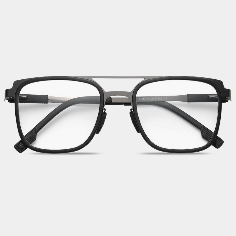 Großrahmen-Multifokalbrille für Männer, geeignet für Nah- und Fernsicht