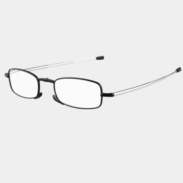 Tragbare, faltbare Lesebrille mit hoher Auflösung – Kompakte Notfallbrille
