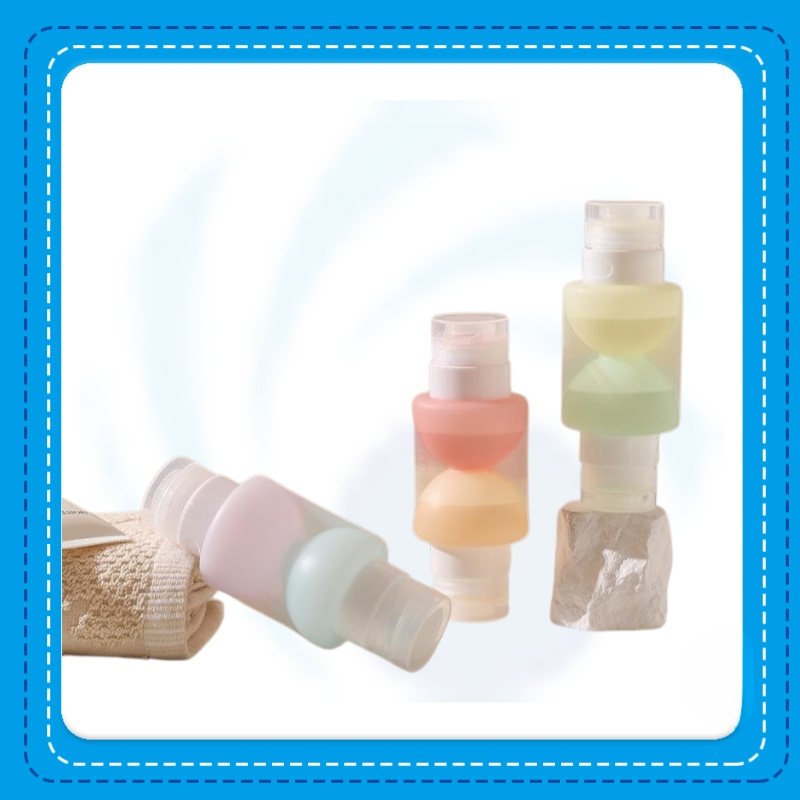 Kétfejű hordozható utazó adagoló palackok