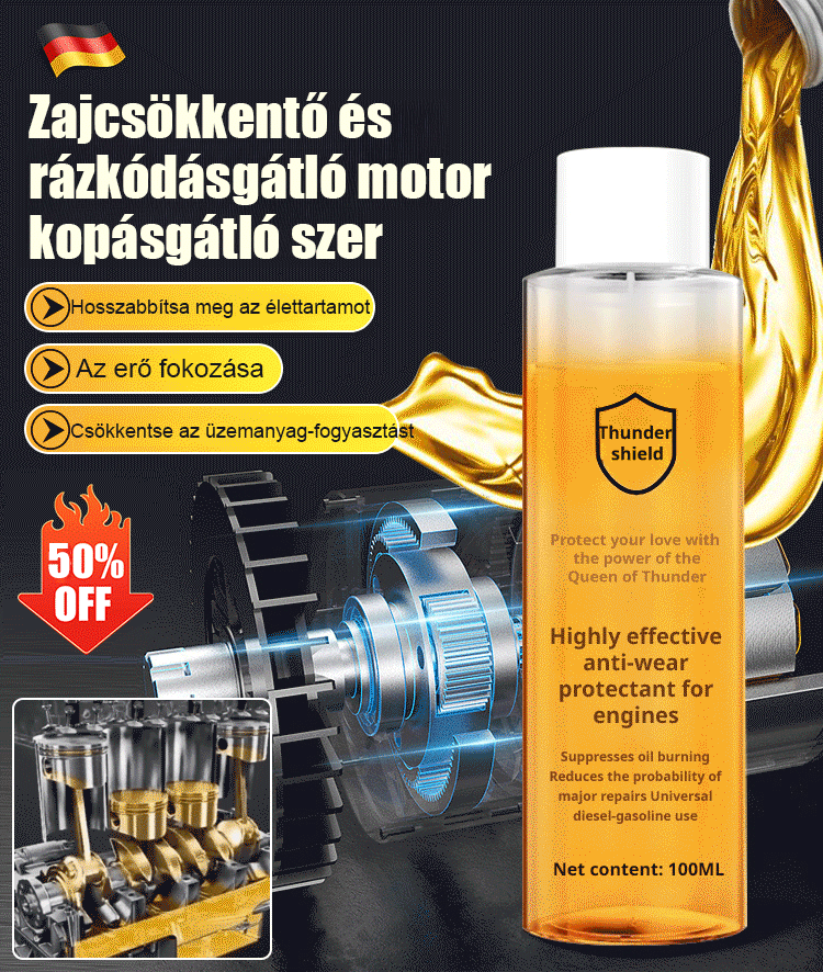 A neves márkaszervizek is őrülten halmozzák fel! Többmolekuláris kerámia motorvédő, kopásjavítás olajcsere nélkül is!