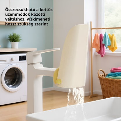 Biztonságos és környezetbarát csaptelep tartozék, fröccsenésálló