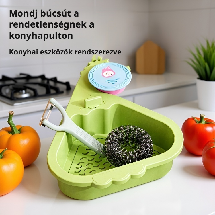 Konyhai szűrőkosár tapadókoronggal