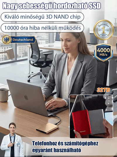 【Telefonhoz és számítógéphez egyaránt használható】Müncheni gyári végkiárusítás! Professzionális 32TB SSD, most egy sör áráért!