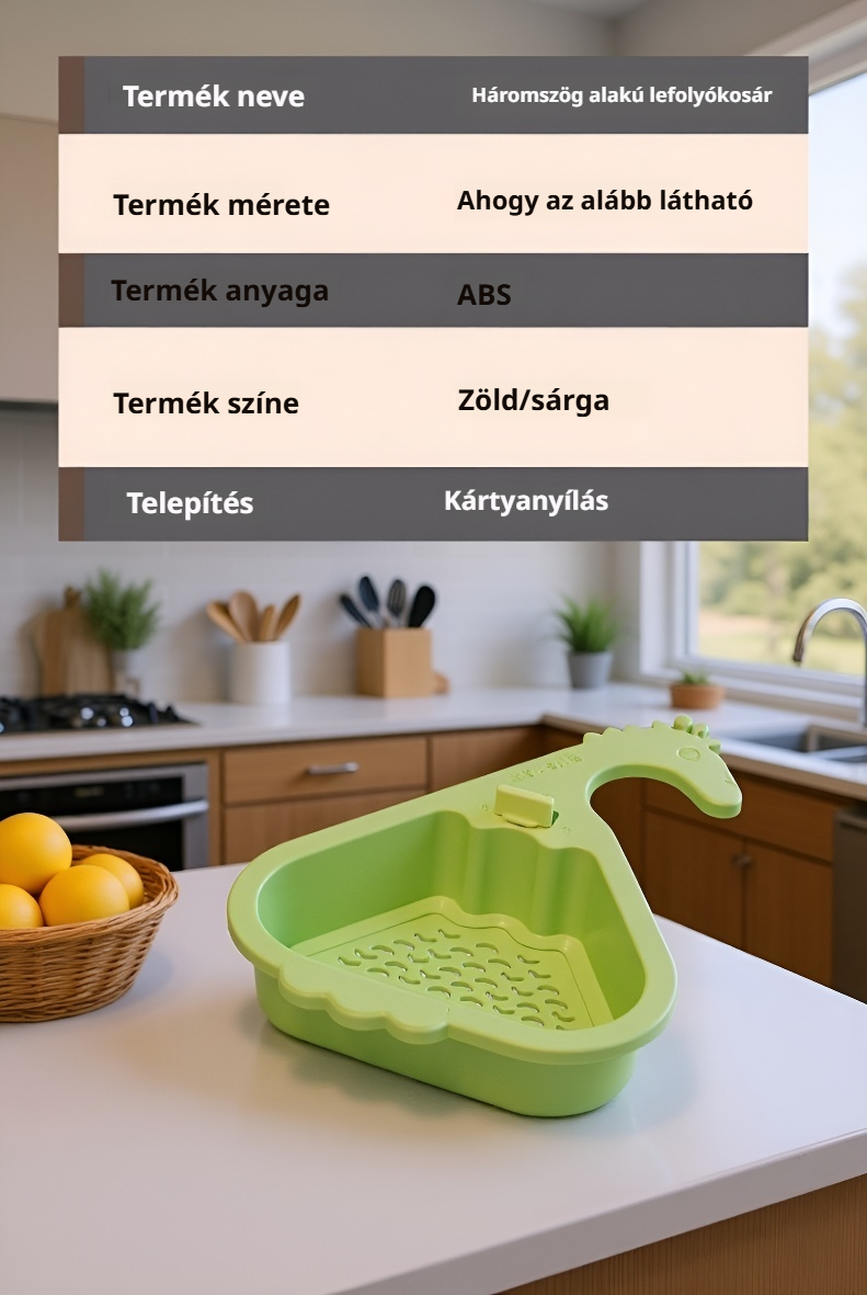 Szűrőkosár gyors vízleeresztéssel