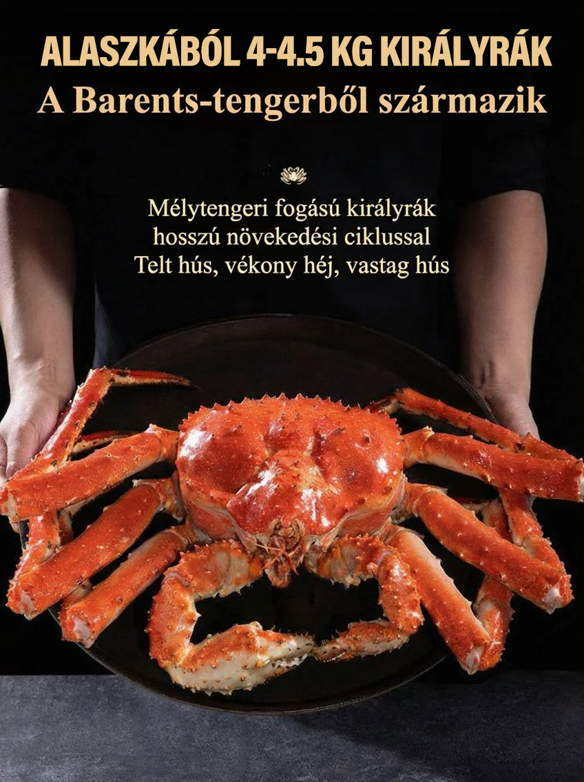 Prémium Vadon Fogott Barents-tengeri KirályrákLáb Hús (Egész) ✅ EU-Tanúsítvánnyal ⏰ 2+2 Akció