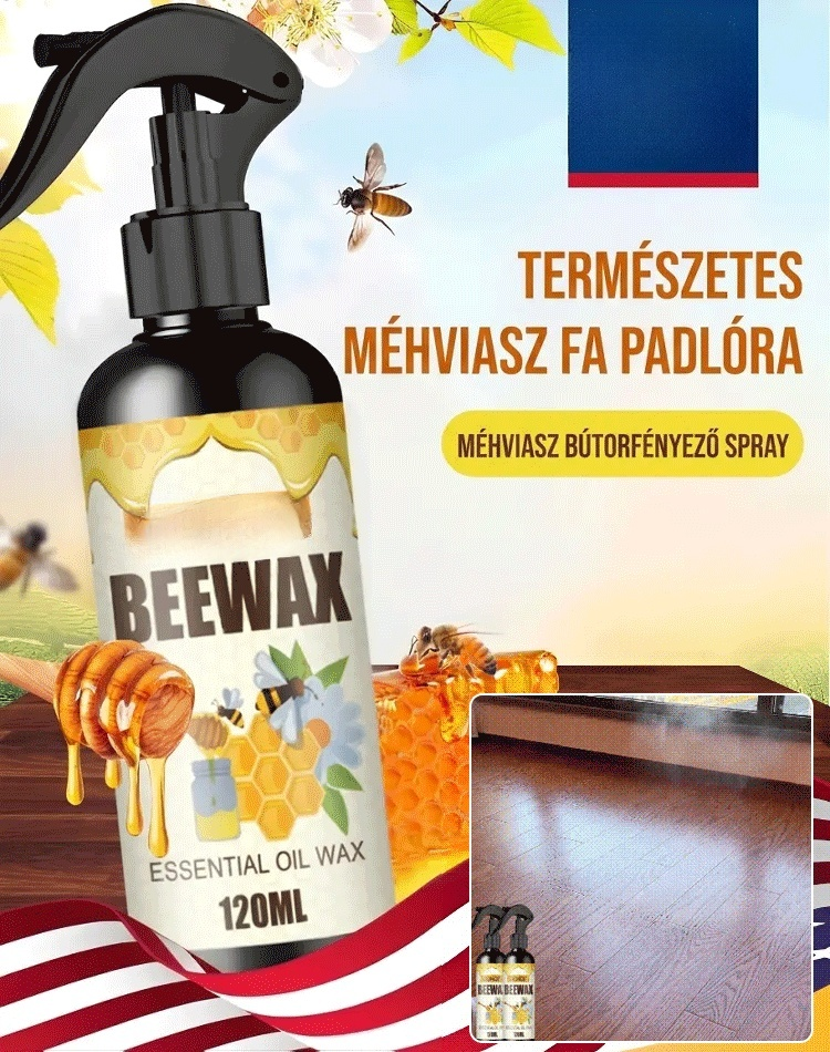 【Amazon bestseller! 】5 másodperc alatt egyetlen fújással és törléssel visszaállíthatja a fa eredeti tükörfényét!