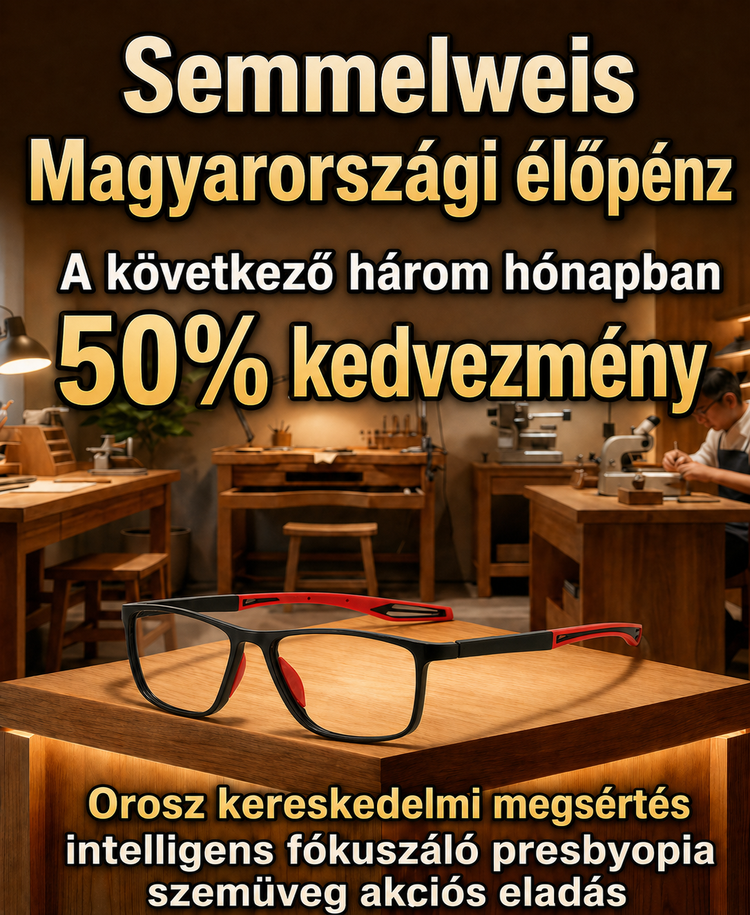 Prémium Önfókuszáló Titán Szemüveg(-7D to +7D) ✅ 1+1 INGYEN & Fényre Sötétedő ⏰ Csak 2 Óráig!