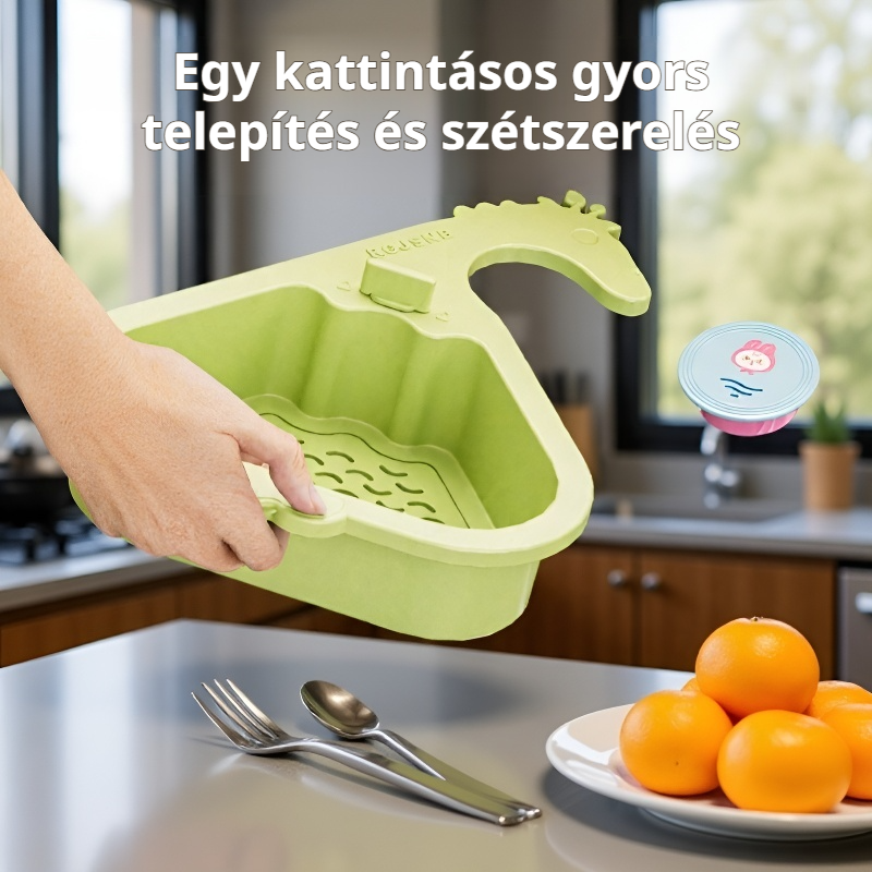 Konyhai szűrőkosár tapadókoronggal