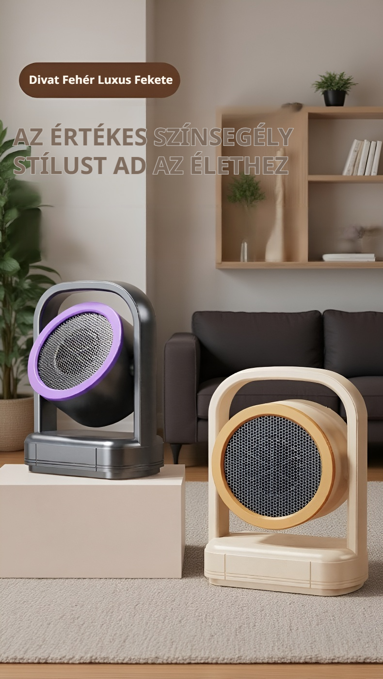 Gyors hőleadás funkcióval rendelkező lábmelegítő használat közben