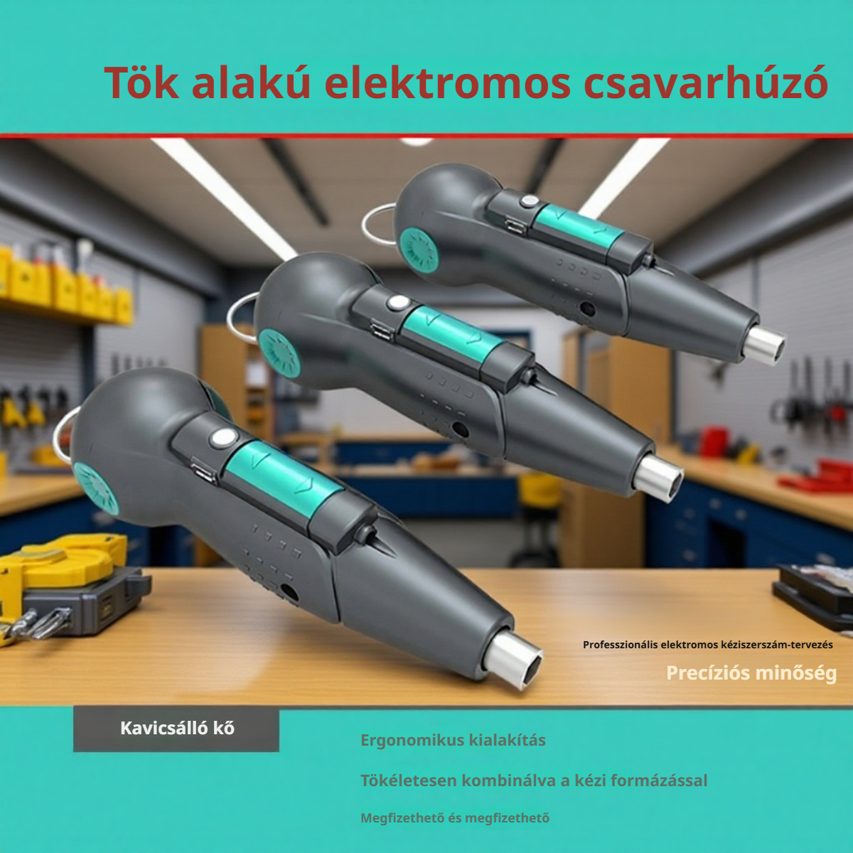  Hordozható mini elektromos csavarhúzó vezeték nélküli tök formájú