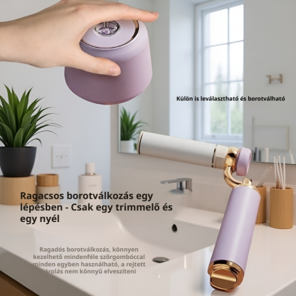 Hordozható otthoni kétfunkciós szöszeltávolító borotva