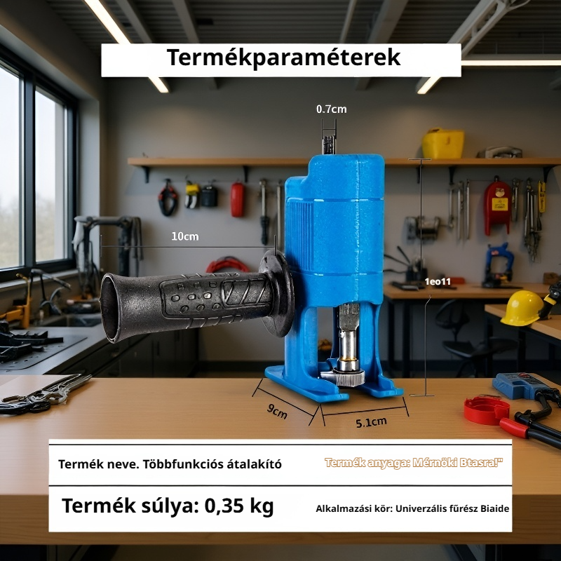 Elektromos szablyafűrész, sokoldalú faipari szerszám, fúrógép kiegészítő