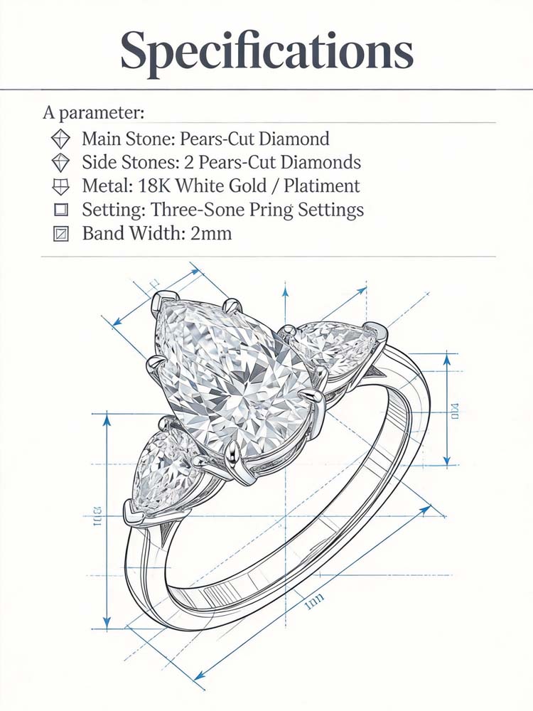 Premium Solitaire Moissanite Ring | VVS1 Clarity Lab Grown Gem | Passes Diamond Tester | 2.5x Brighter Fire| GRA Certified 💍✨