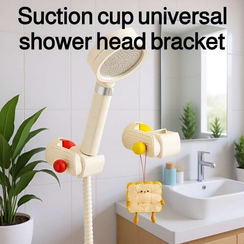Lotus Flower Bathroom Suction Shower Bracket