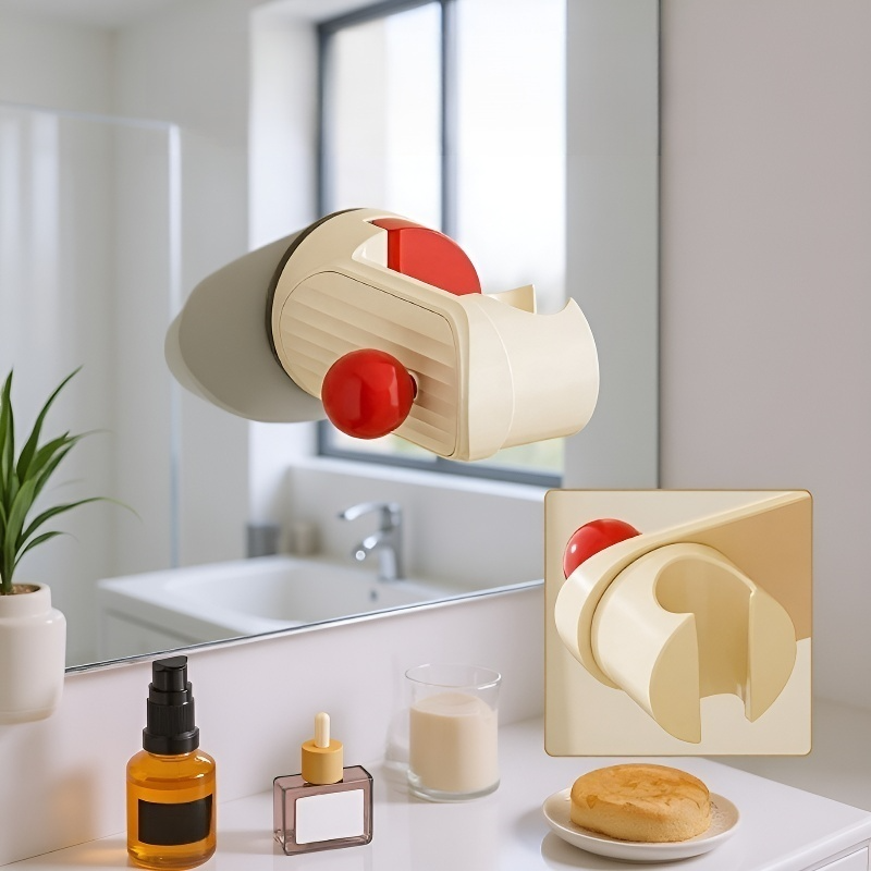 Lotus Flower Bathroom Suction Shower Bracket