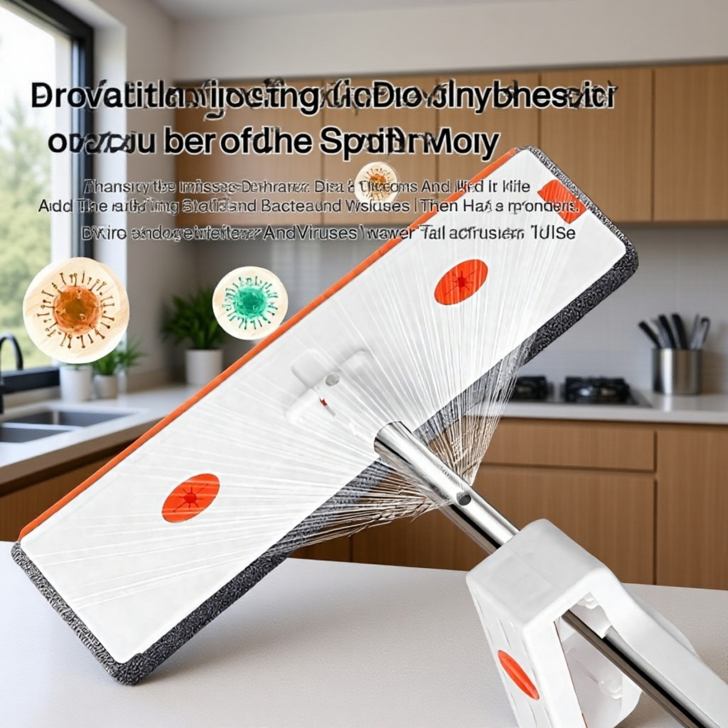 Lazy Spray Mop Artifact – One-Mop Clean, Wet and Dry, Hands-Free for Home Use