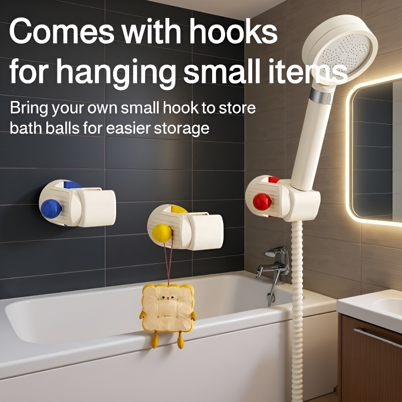 Lotus Flower Bathroom Suction Shower Bracket